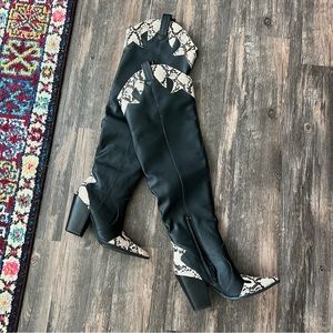 Rodeo Over the knee Leather boots